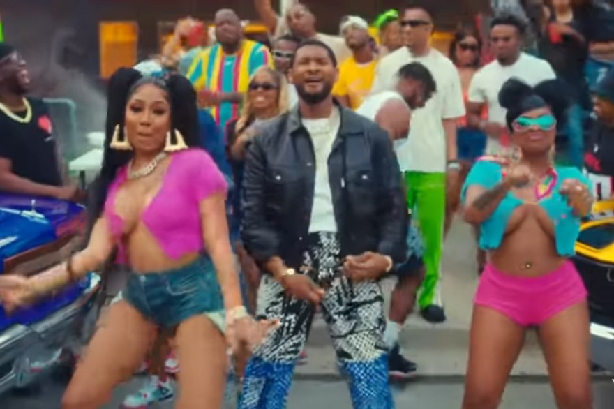 City Girls junto a Usher en Good Love