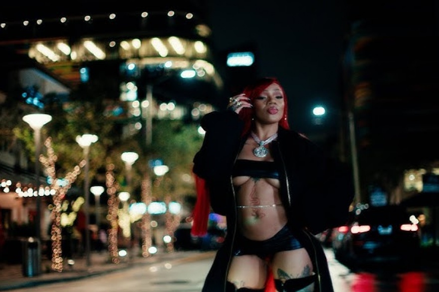 GloRilla dejo caer las imagenes de una atrapante historia: Typa