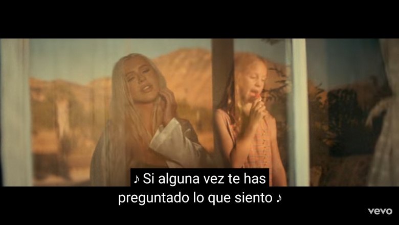 Christina Aguilera es profunda en sus sentimientos