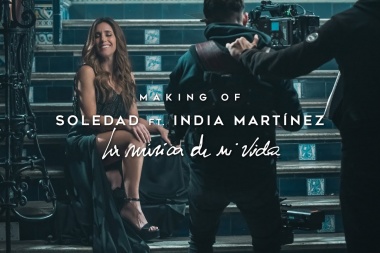 Making of la musica de mi vida de Soledad junto a India Martinez