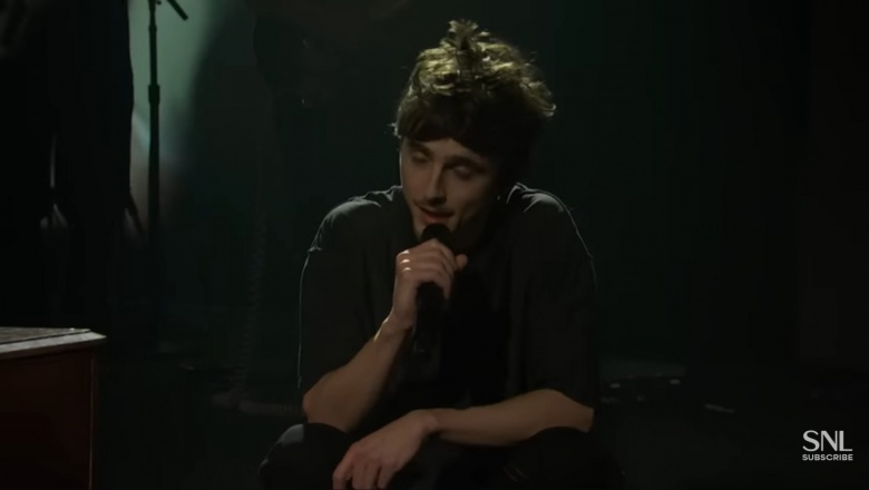 Timothee Chalamet dejo su huella en Saturday Night Live con un homenaje a Bob Dylan