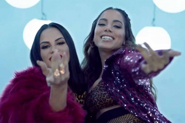 El talento, la belleza de Natti Natasha y Anitta animan el clip 'Te lo Dije'