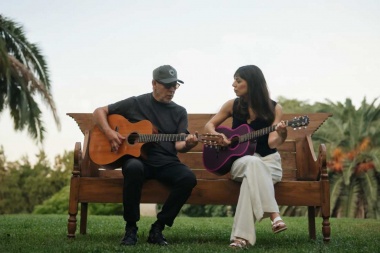 Silvina Moreno y León Gieco compartieron “La Aurora”